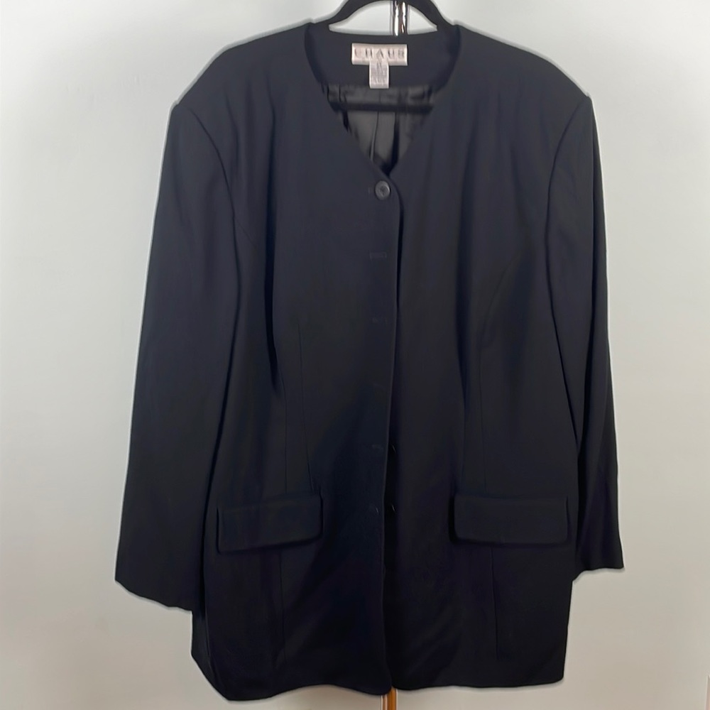 100%wool black blazer